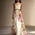 One shoulder long dress