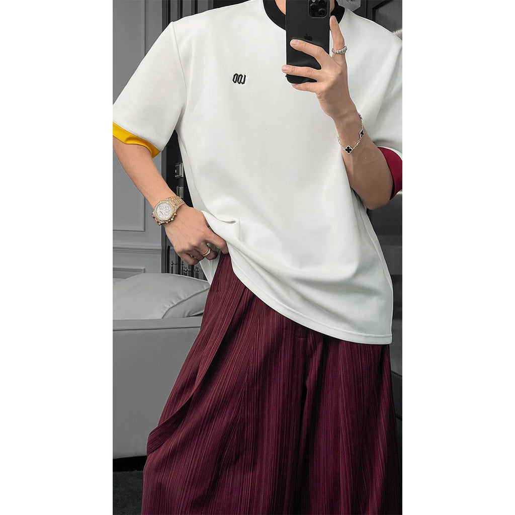 Loose Fit Round Neck Short Sleeve T-Shirt Unisex