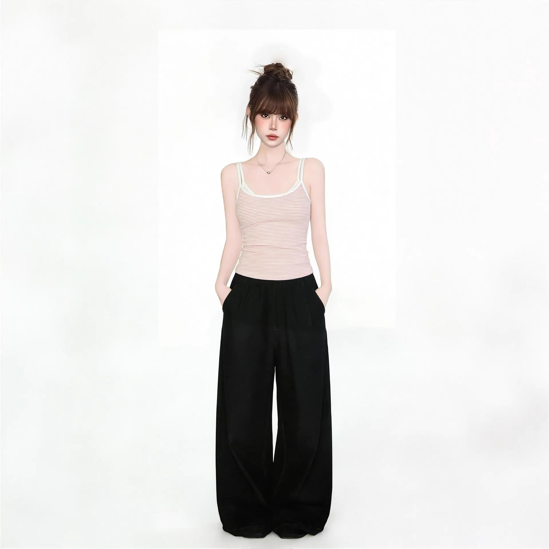 Halter Neck Backless Crochet Top for Women with Built-in Pads