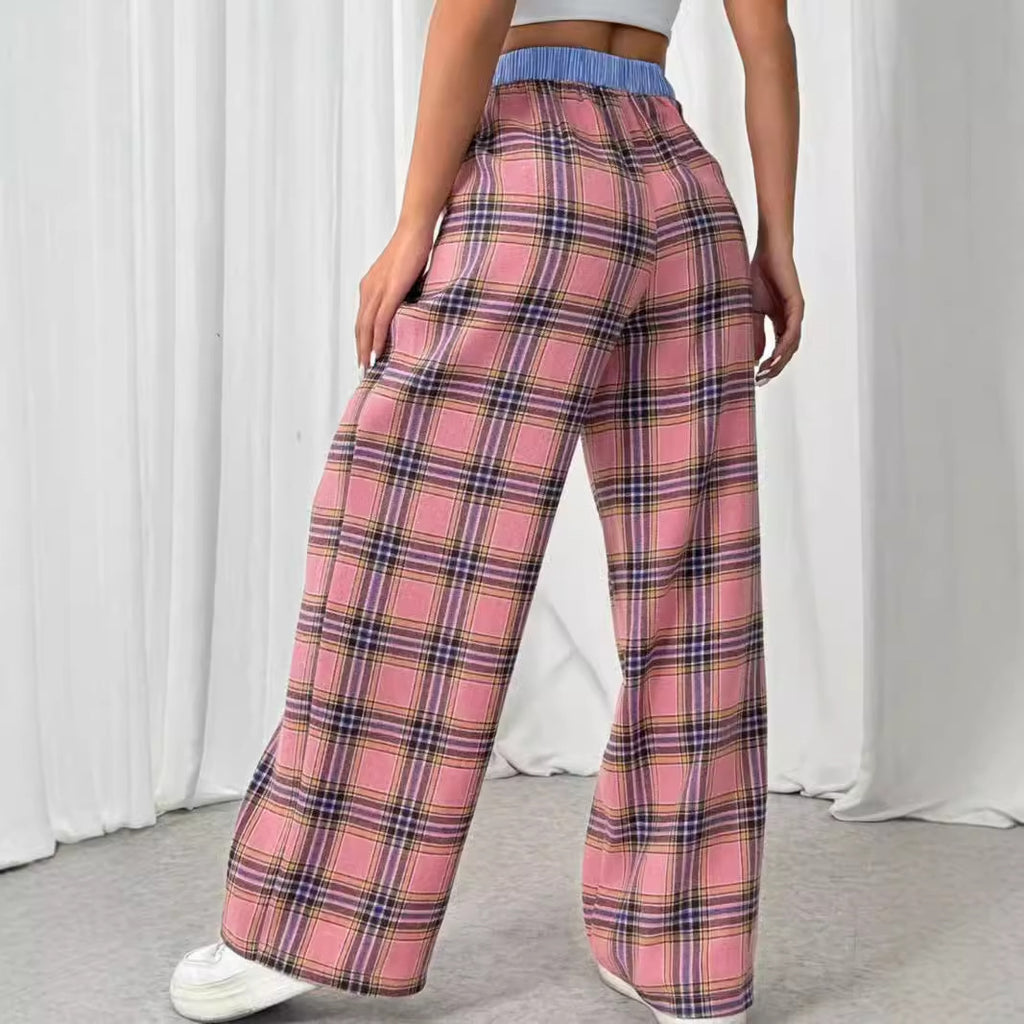 Straight loose pants
