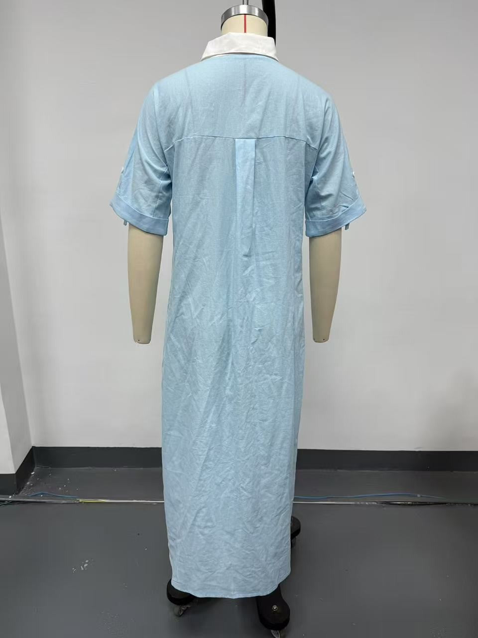 Loose short sleeved shirt skirt