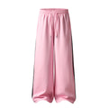 Loose Personality Sweatpants Cargo Stripe Wide Leg Long Pants for Women