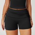 Drawstring tight yoga shorts