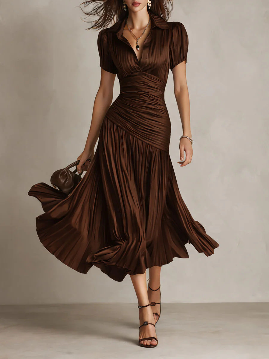 Striped patchwork dress